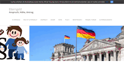 Desktop Screenshot of eltern-geld.org